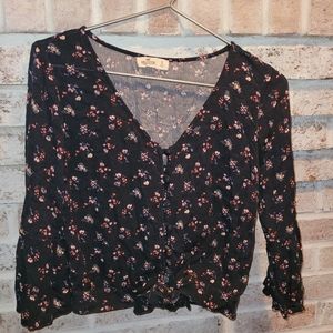 Hollister bell sleeve shirt